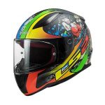 Casco Integral Moto LS2 RAPID ll FEISTY NEGRO AMARILLO FF353