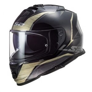 Casco Para Moto Integral LS2 STORM CLEASY DORADO FF800