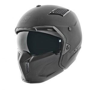 Casco Moto Retro SS2400 Negro Mate