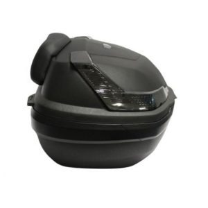 Maletero Para Moto Rígida TECH-X2 6701 Negro con respaldo 48 LTS