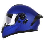 Casco Abatible AF Con Lente Interno Azul Mate