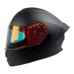 Casco Abatible AF Con Lente Interno Carbono con Led