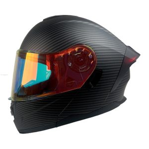Casco Abatible AF Con Lente Interno Carbono con Led