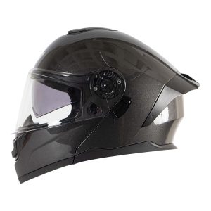 Casco Abatible AF Con Lente Interno Gris Brillo