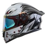 Casco Abatible AF Con Lente Interno Blanco Wizard