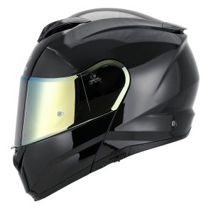 Casco Abatible Negro Brillo Faseed