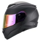 Casco Abatible Negro Mate Faseed