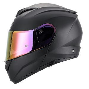 Casco Abatible Negro Mate Faseed
