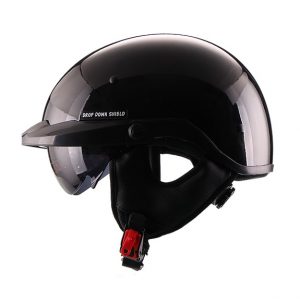 Casco Abierto Medio TRAVELER Negro Brillo FS-731A