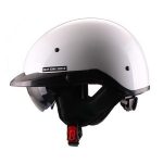 Casco Abierto Medio TRAVELER Solido Blanco FS-731A