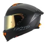 Casco Cerrado Faseed Integral Deportivo Negro Mate