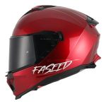 Casco Cerrado Faseed Integral Deportivo Rojo BURGANDY