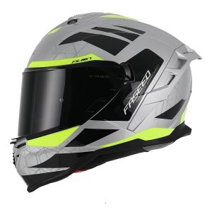 Casco Cerrado Faseed 867 Integral Deportivo Asphalt Gris Mate
