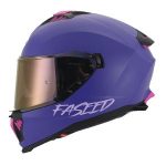 Casco Cerrado Faseed Integral Deportivo Mujer Morado Mate