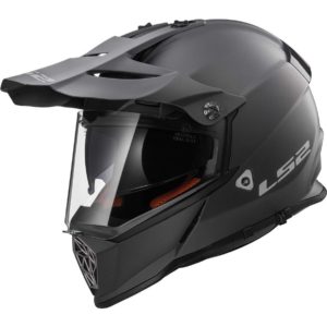 Casco Doble Proposito LS2 Cross City PIONEER Negro-Mate MX436