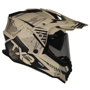 Casco Doble Proposito TECH-X2 MAKO FULL GREY NEGRO-GRIS-ROJO MATE (copia)