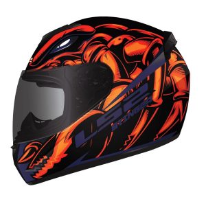 Casco Integral LS2 FF352 Rookie STRINGER Negro Rojo