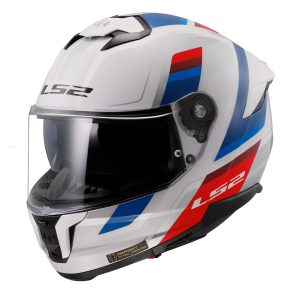 Casco Integral LS2 STREAM II VINTAGE BLANCO-AZUL-ROJO FF808