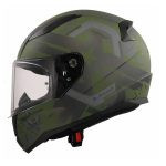 Casco Integral Moto LS2 RAPID ll THUNDER BIRDS MILITAR MATE FF353