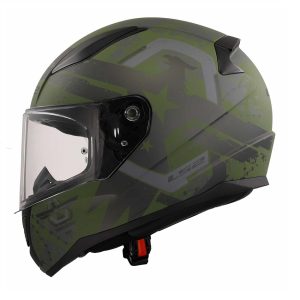 Casco Integral Moto LS2 RAPID ll THUNDER BIRDS MILITAR MATE FF353