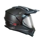 Casco Doble Proposito TECH-X2 con Mica y Lente Interno Titanium