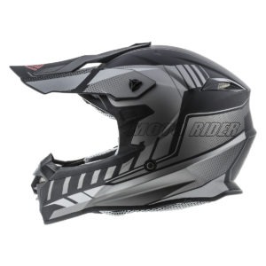 Casco de Motocross Gris Mate Certificación Europea