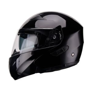 Casco Para Moto Faseed Abatible Negro Brillo FS-901N