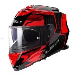 Casco Para Moto Integral LS2 STORM II TRACKER NGO-ROJ FF800