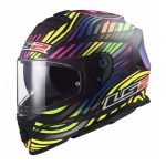 Casco Para Moto Integral LS2 STORM POWER ARCOIRIS FF800