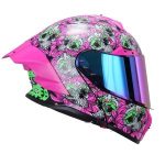 Casco Abatible Noss NS-X90 Calaveras Rosa