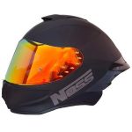 Casco Noss Cerrado Integral Deportivo Negro Mate