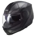 Casco para Moto Abatible LS2 SCOPE ll Negro-Gris Mate FF902