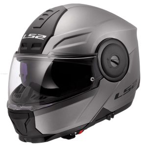 Casco para Moto Abatible LS2 SCOPE ll Negro-Gris Titanium FF902