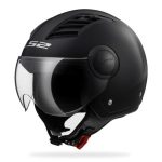 Casco para Moto Abierto Ls2 Airflow Solid Of562 Negro/mate
