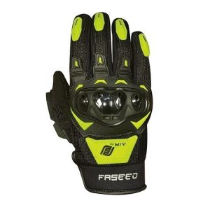 Guantes para moto Textil Air Rider Negro-Amarillo
