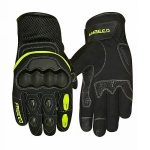 Guantes Cortos de Textil FASEED Rover III Negro/Amarillo
