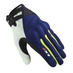 Guantes Motociclista LS2 DART 2 AZUL AMARILLO FLUO