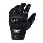 Guantes Vel R7 Racing Negros Touch y Limpiador Mica