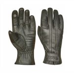 Guantes para motociclista de piel Cafe Racer  Negros F-501
