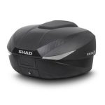 Maletero para Moto Shad SH58X Negro Fibra de Carbono