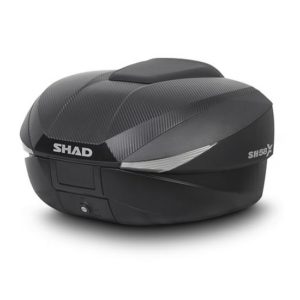 Maletero para Moto Shad SH58X Negro Fibra de Carbono