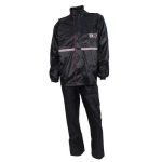 Traje impermeable para motociclista Negro con reflejantes R7