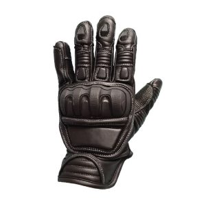 Guantes para Motociclistade Piel Athena Faseed Negro