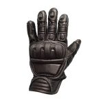 Guantes para Motociclistade Piel Athena Faseed Negro